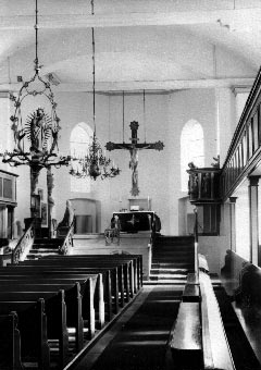 Innenraum nach der Renovierung 1954